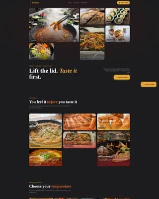 Koryo — Korean Cloud Kitchen Landing Page Template