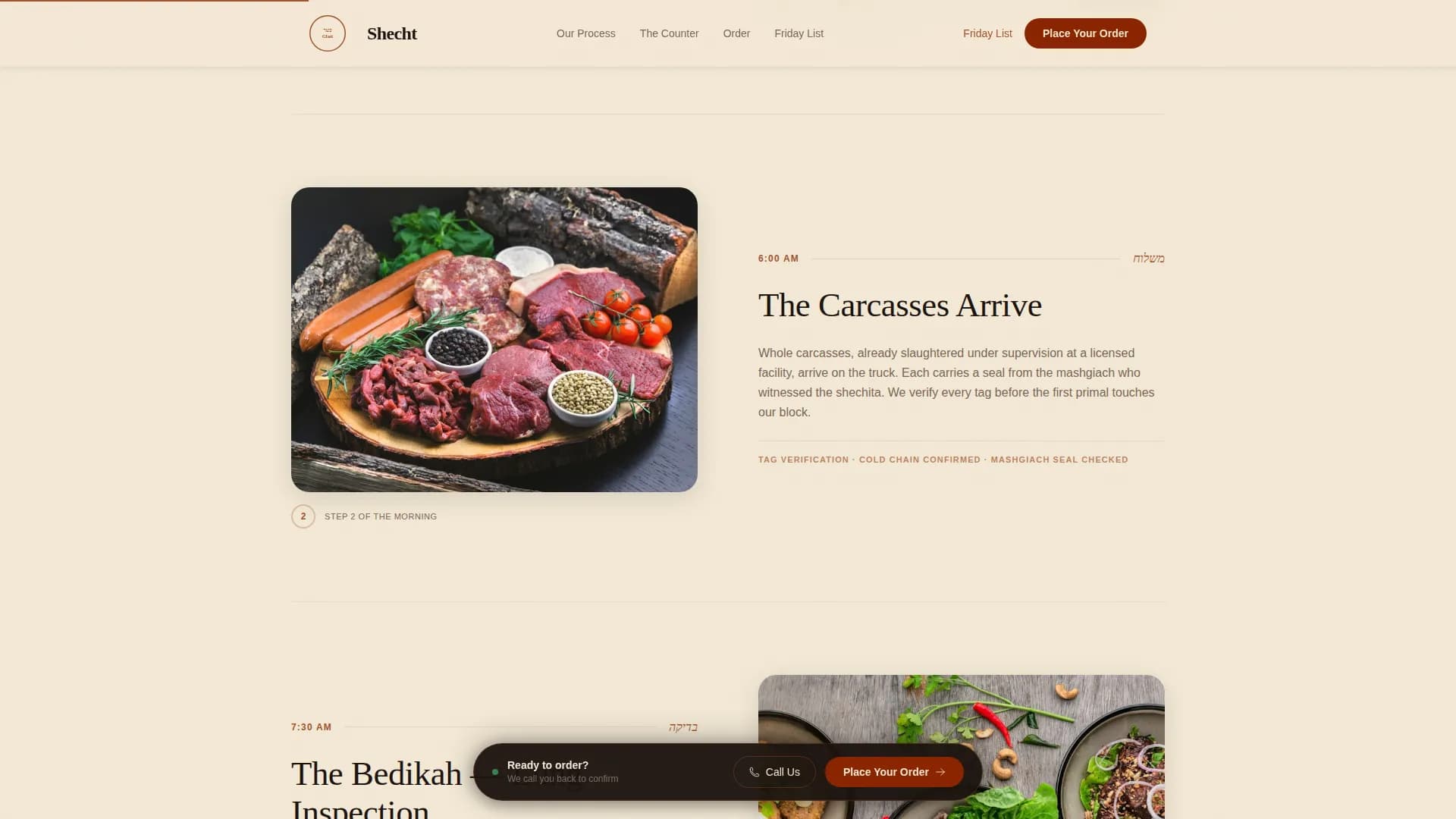 Halal — Premium Butcher Ordering Landing Page Template