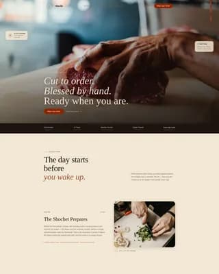 Halal — Premium Butcher Ordering Landing Page Template