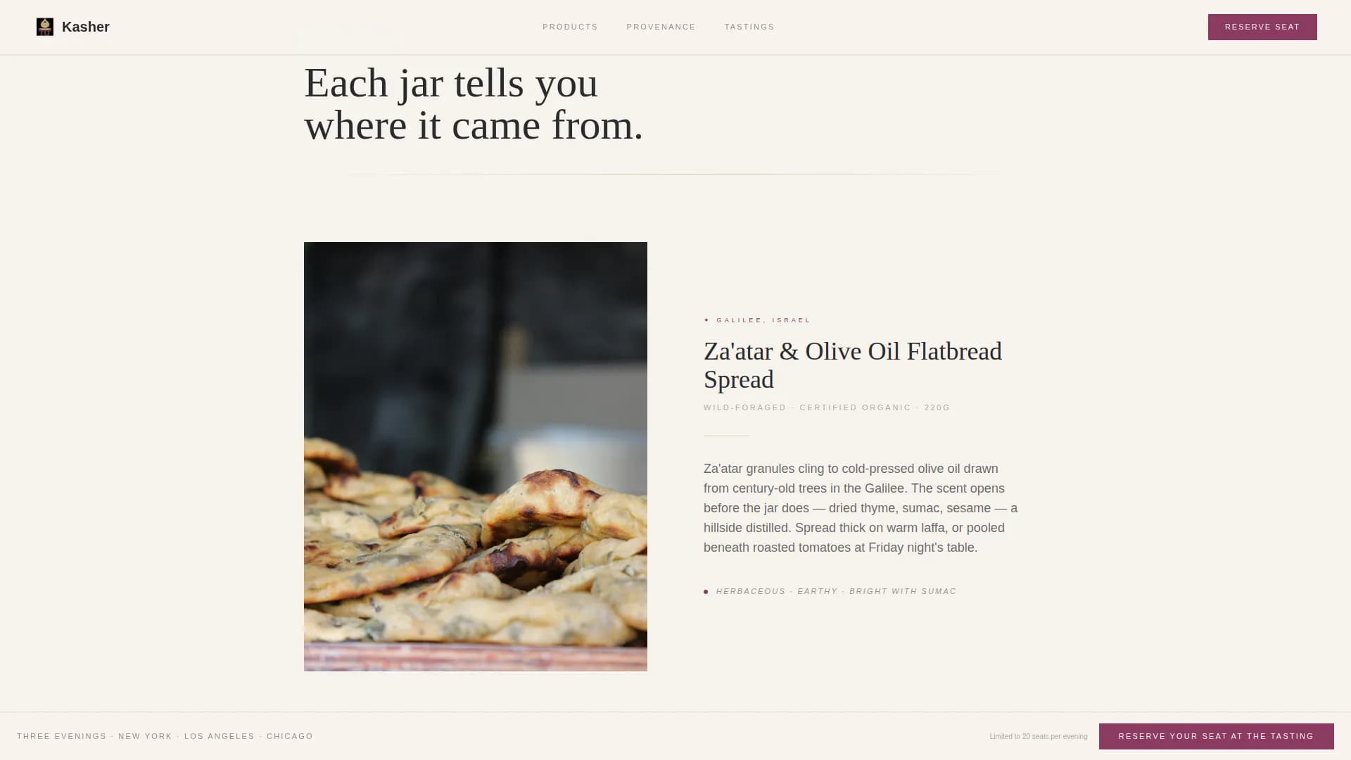Divine — Refined Kosher Marketplace Landing Page Template