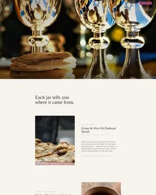 Divine — Refined Kosher Marketplace Landing Page Template