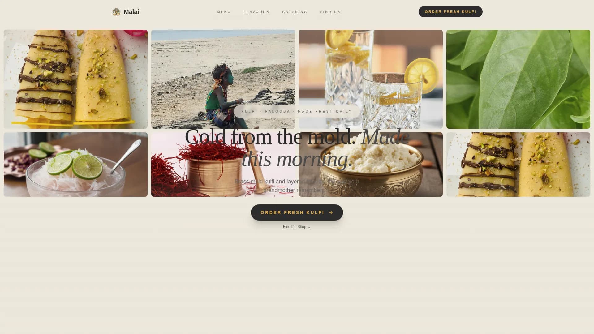 Fodmap — Bold Low-Fodmap Catering Gallery Landing Page Template