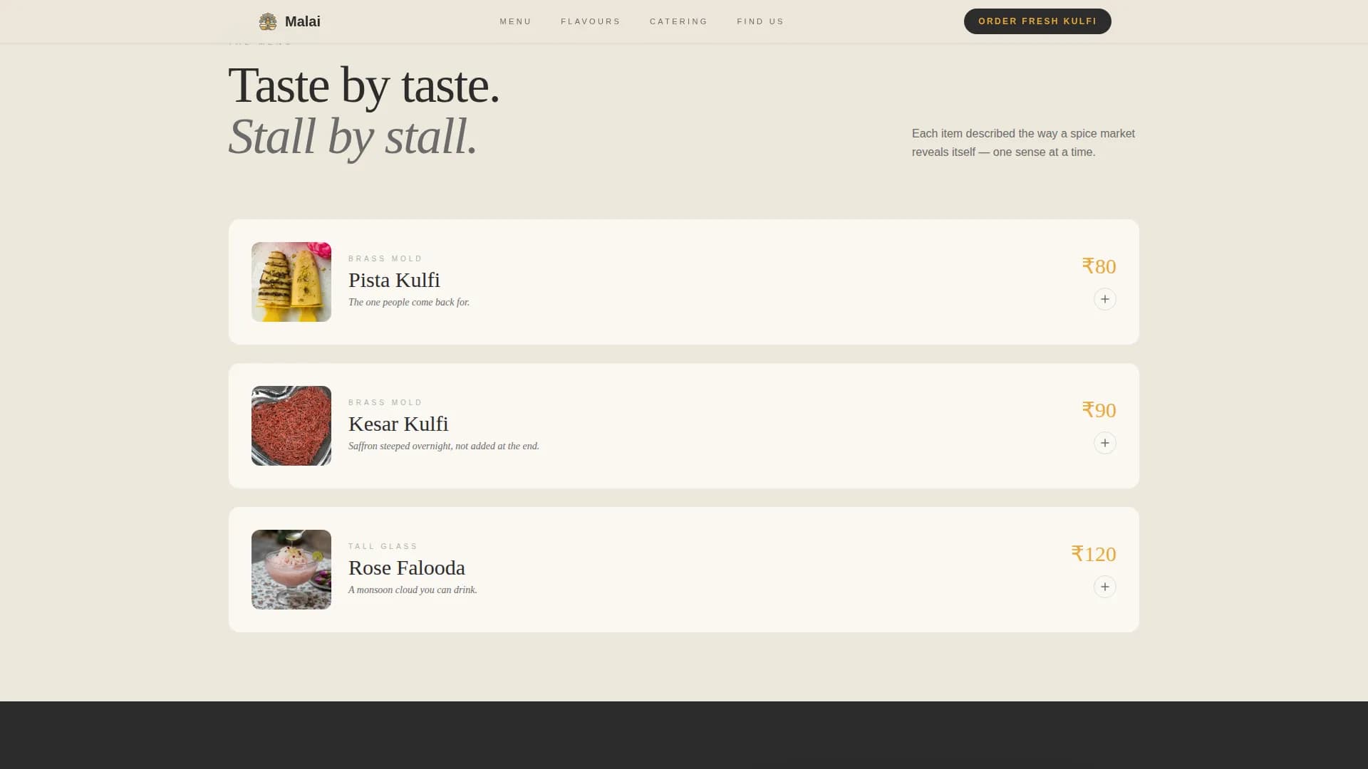 Fodmap — Bold Low-Fodmap Catering Gallery Landing Page Template