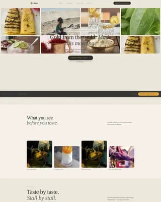 Fodmap — Bold Low-Fodmap Catering Gallery Landing Page Template