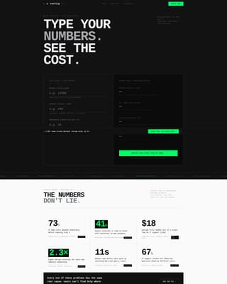 Tooltip - Brutalist Onboarding Landing Page Template