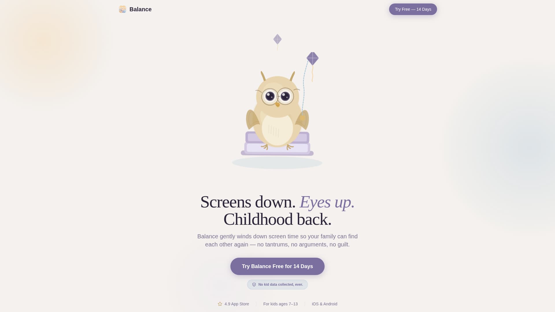 Kids Online Safety & Tech Booking Website Template