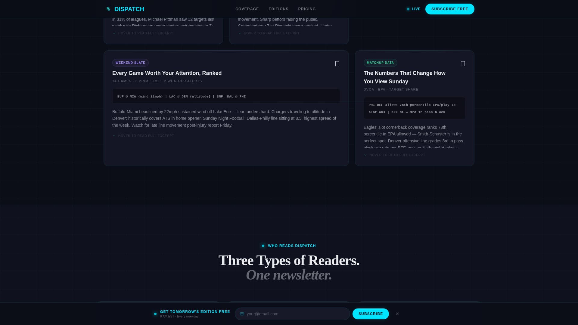 Sports Digital Presence Professional Website Template