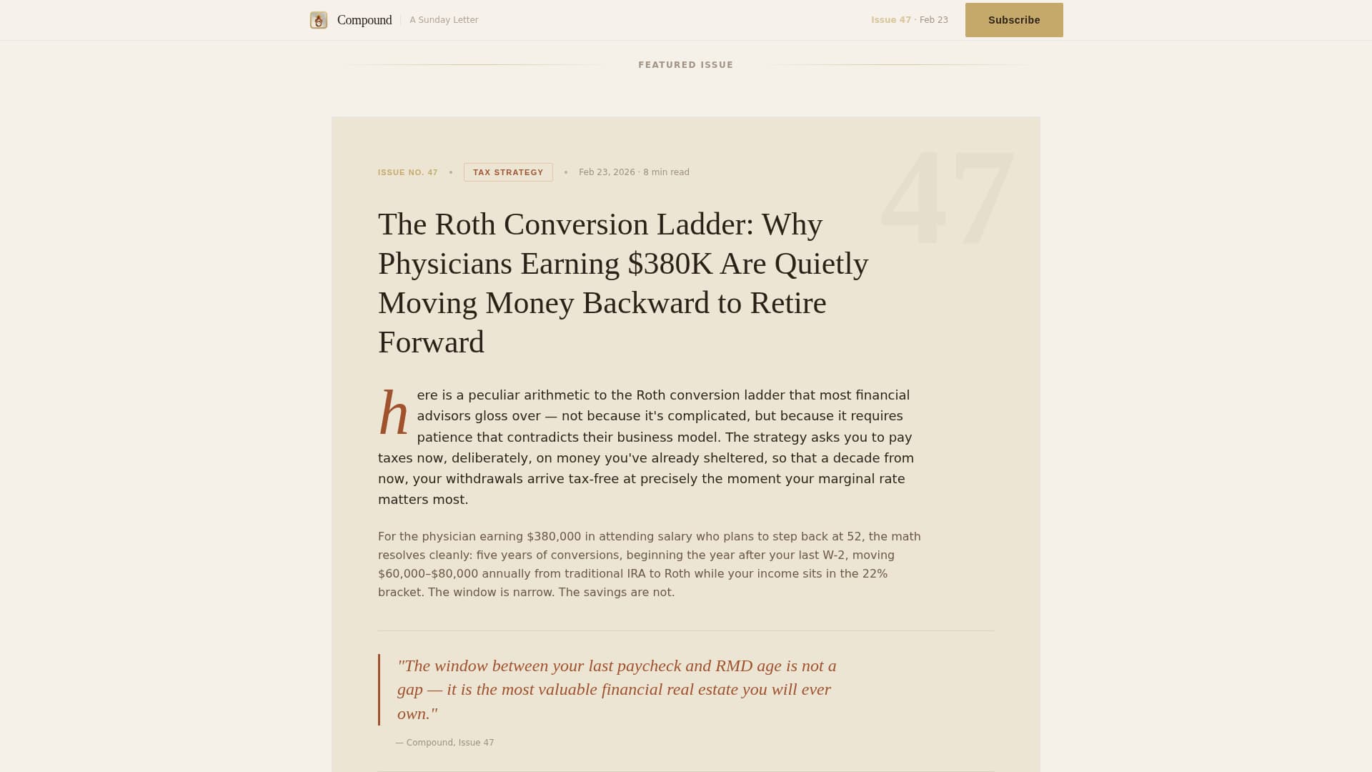 FIRE (Financial Independence) Content Reviews Website Template