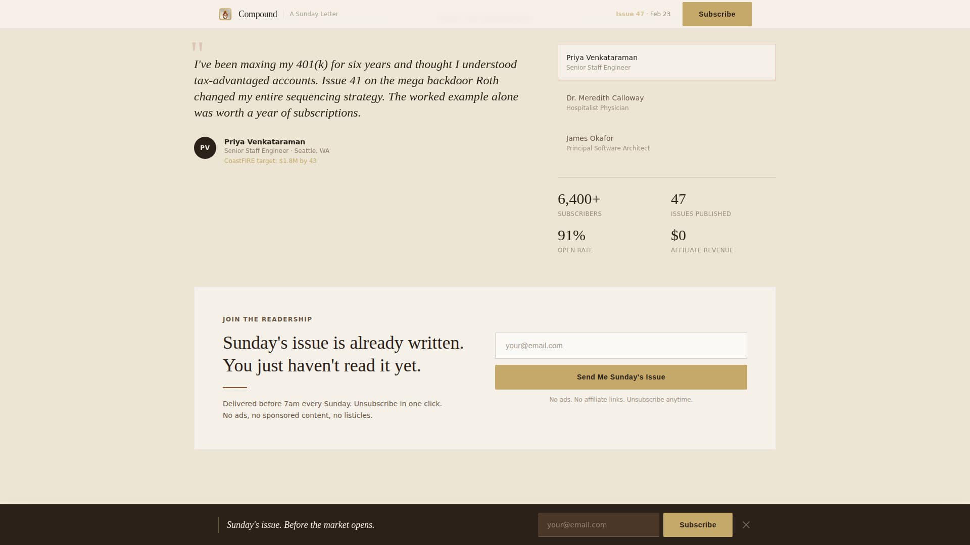 FIRE (Financial Independence) Content Reviews Website Template