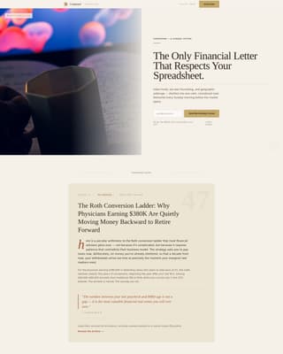 FIRE (Financial Independence) Content Reviews Website Template