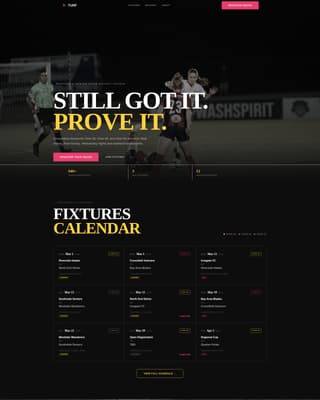Field Hockey Leagues Reviews Website Template
