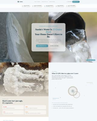 Soften - Trusted Watersoftener Landing Page Template