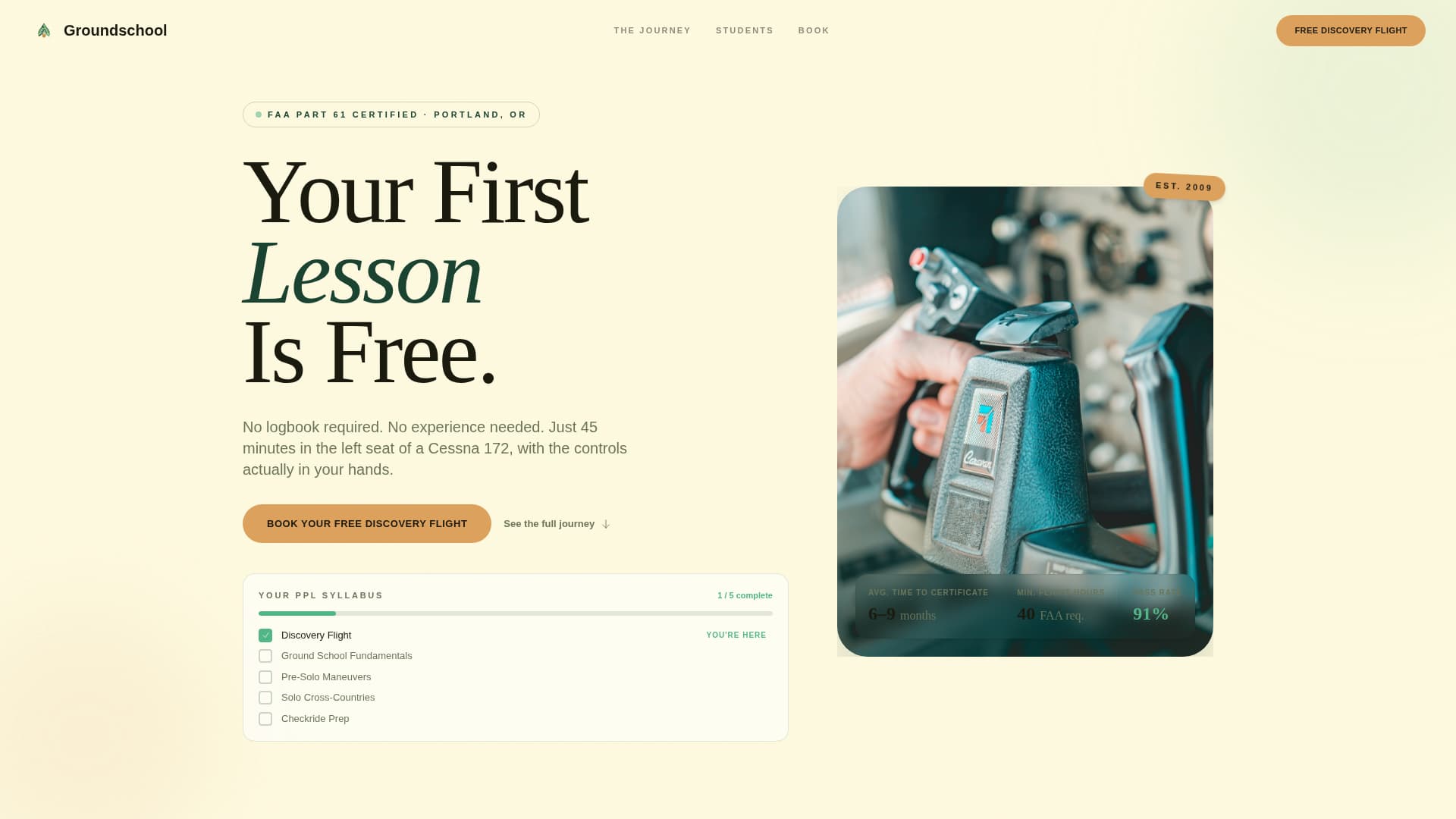 Aviation & Maritime School Booking Website Template