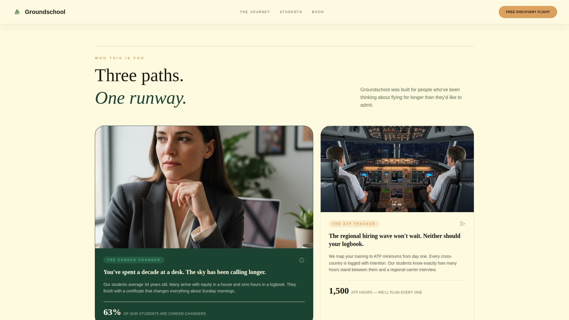 Aviation & Maritime School Booking Website Template