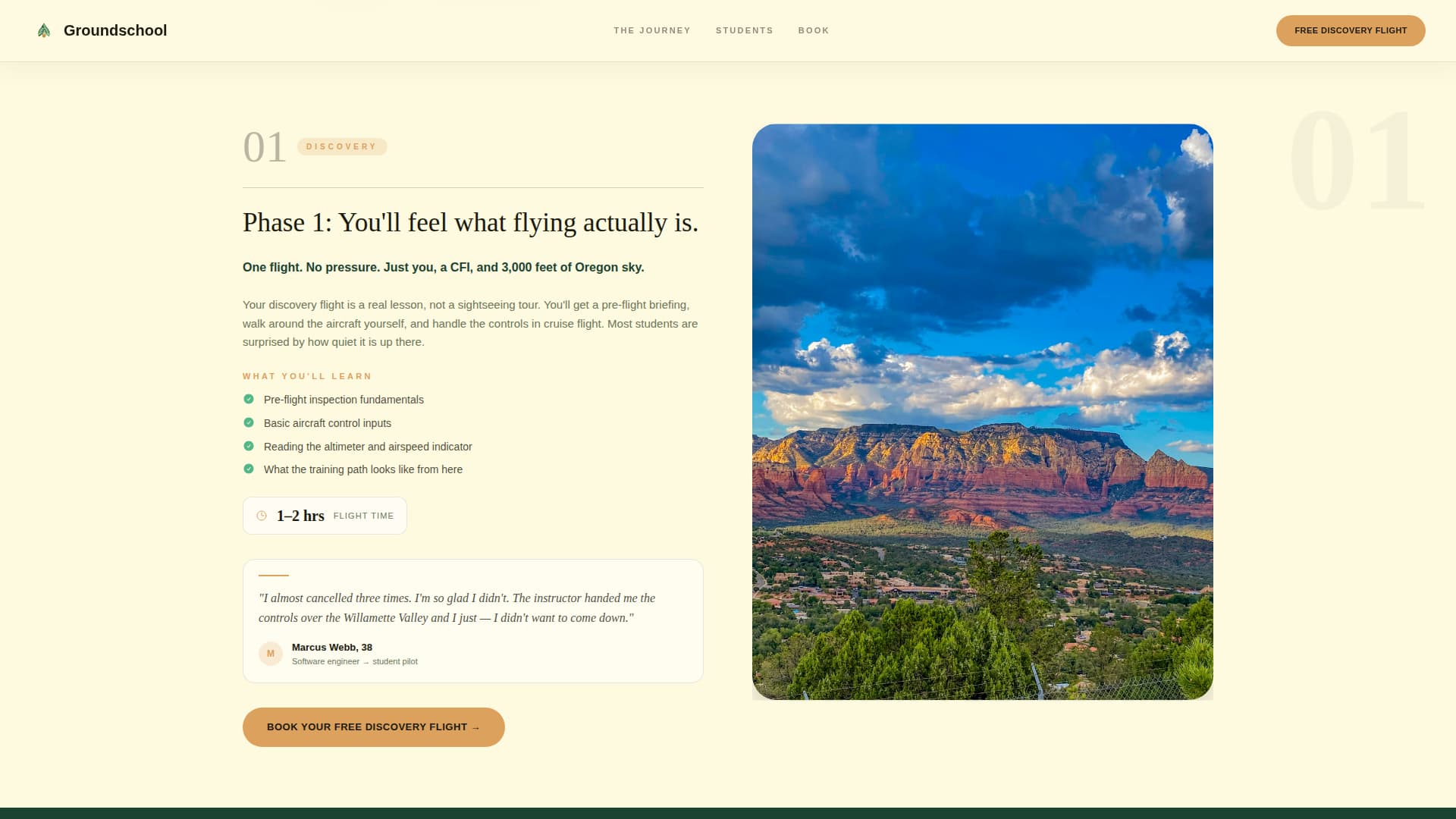 Aviation & Maritime School Booking Website Template