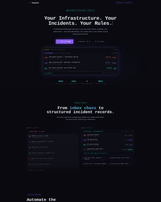 Dispatch - Powerful Self-Hosted Landing Page Template