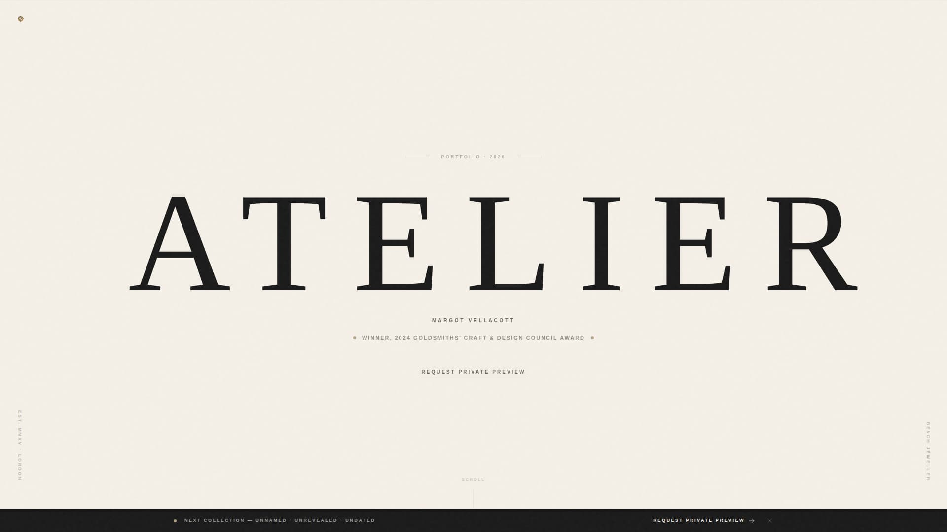 3D & Product Design Portfolio Pre-Launch Website Template