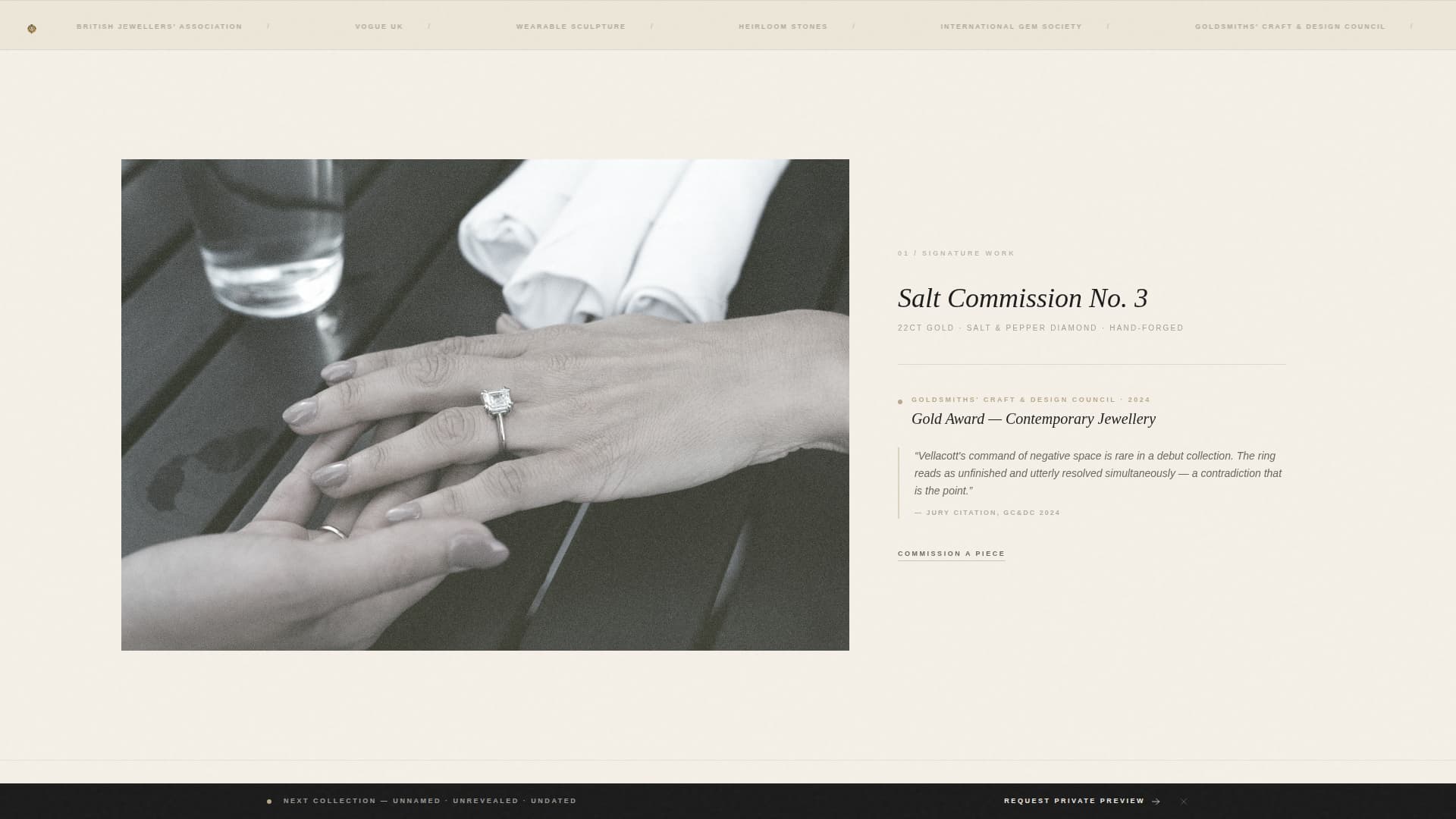 3D & Product Design Portfolio Pre-Launch Website Template