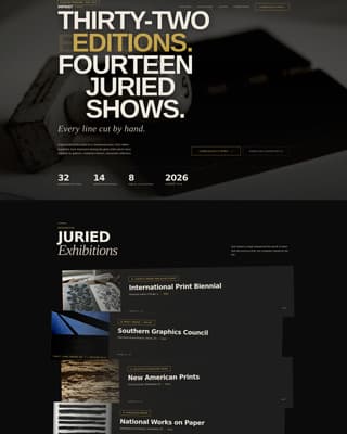 Printmaker Portfolio Professional Website Template