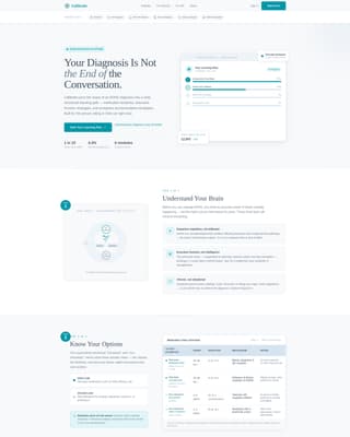 ADHD Care Education Website Template