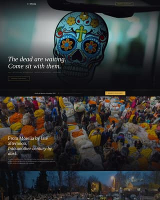 Ofrenda - Immersive Festival Landing Page Template