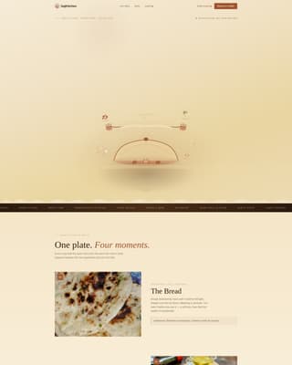 Middle Eastern Cuisine & Dining Certified Booking Website Template
