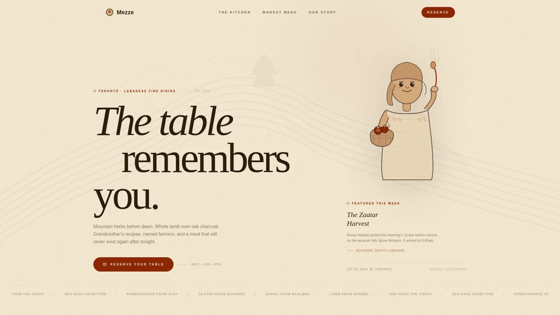 Middle Eastern Cuisine & Dining Advanced Blog Website Template