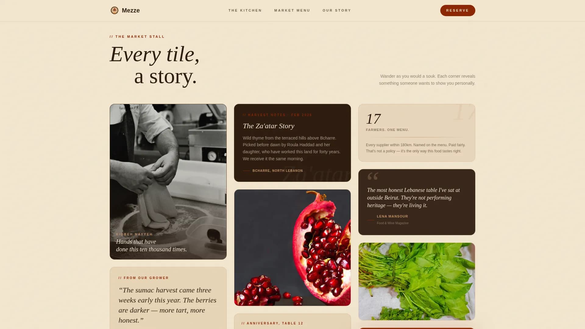 Middle Eastern Cuisine & Dining Advanced Blog Website Template