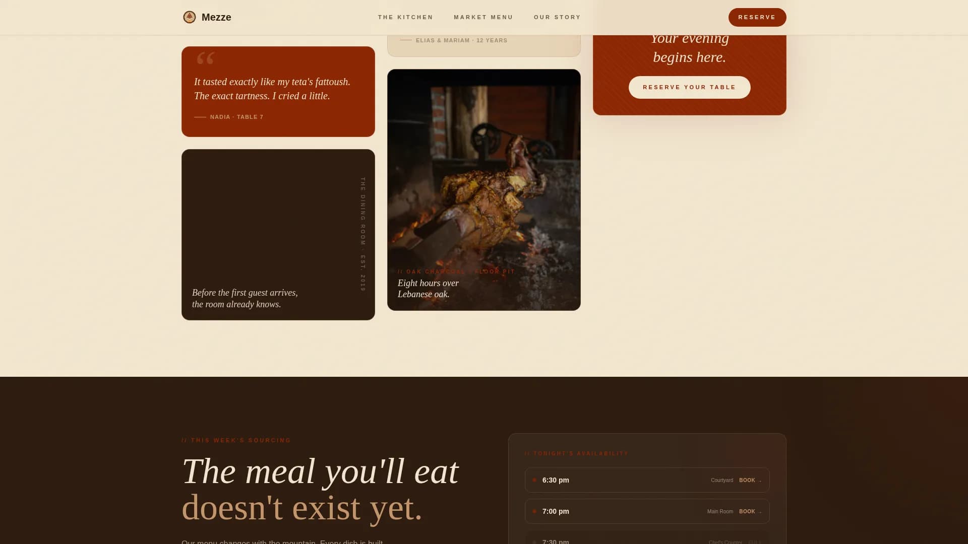 Middle Eastern Cuisine & Dining Advanced Blog Website Template