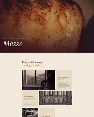 Middle Eastern Cuisine & Dining Commercial Booking Website Template