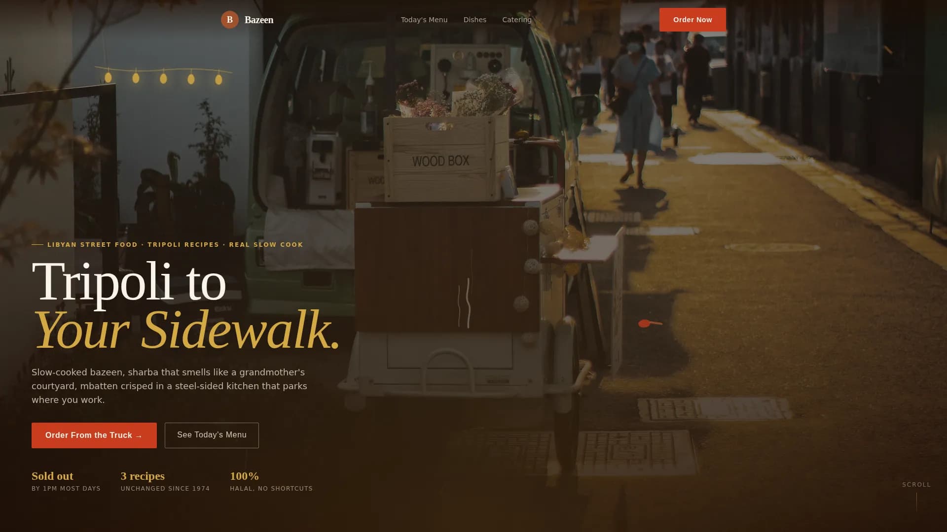 Maghreb — Vibrant Libyan Cuisine Landing Page Template