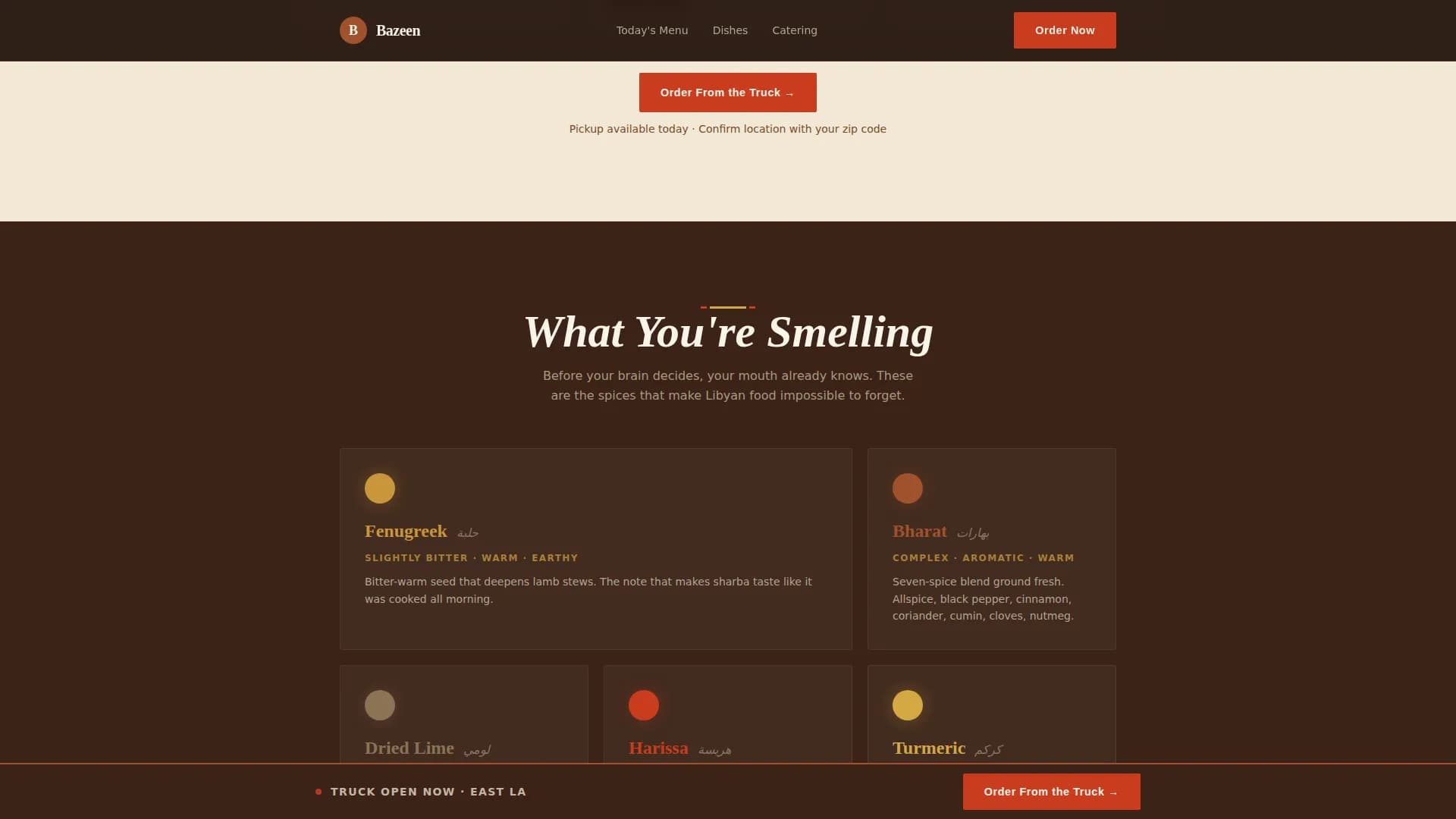 Maghreb — Vibrant Libyan Cuisine Landing Page Template