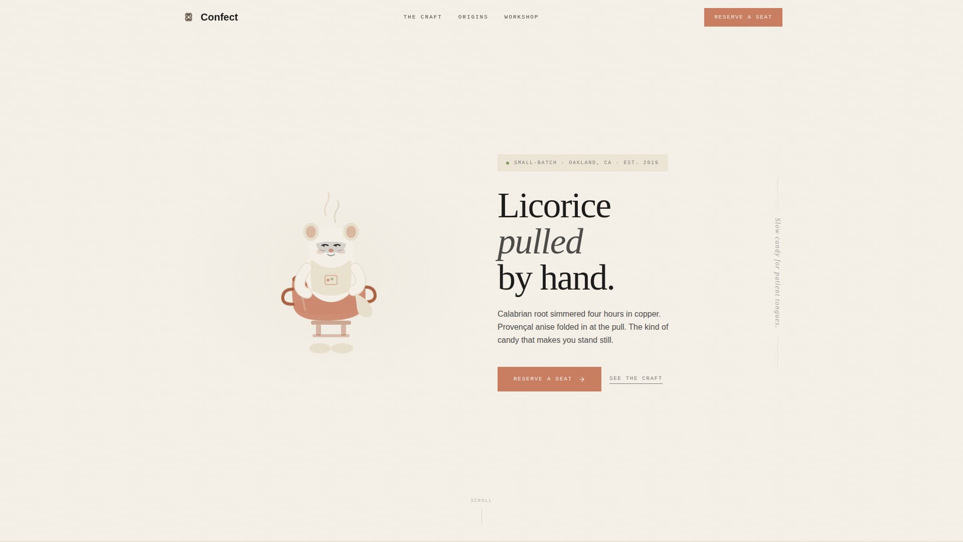 Chocolate & Confectionery Professional Website Template