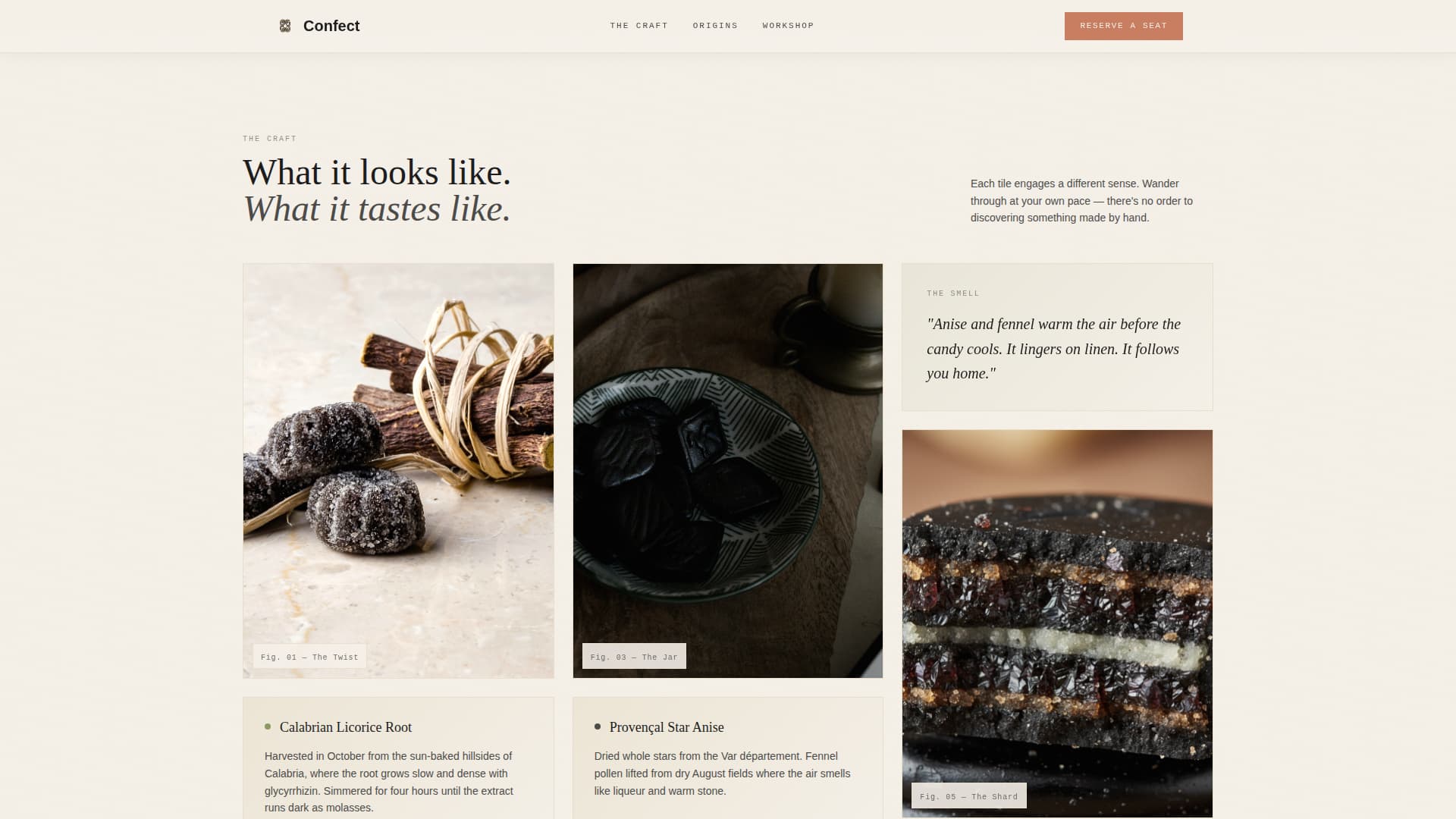 Chocolate & Confectionery Professional Website Template