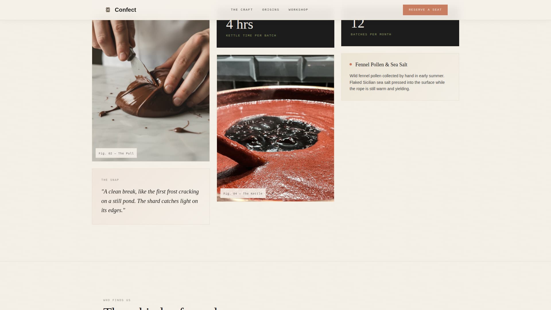 Chocolate & Confectionery Professional Website Template
