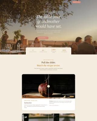 Lithuanian Cuisine Booking Website Template