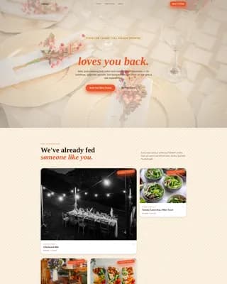 FODMAP — Specialized Catering Service Landing Page Template