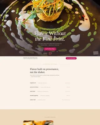 Kitchen — Gourmet Cardiac Truck Landing Page Template