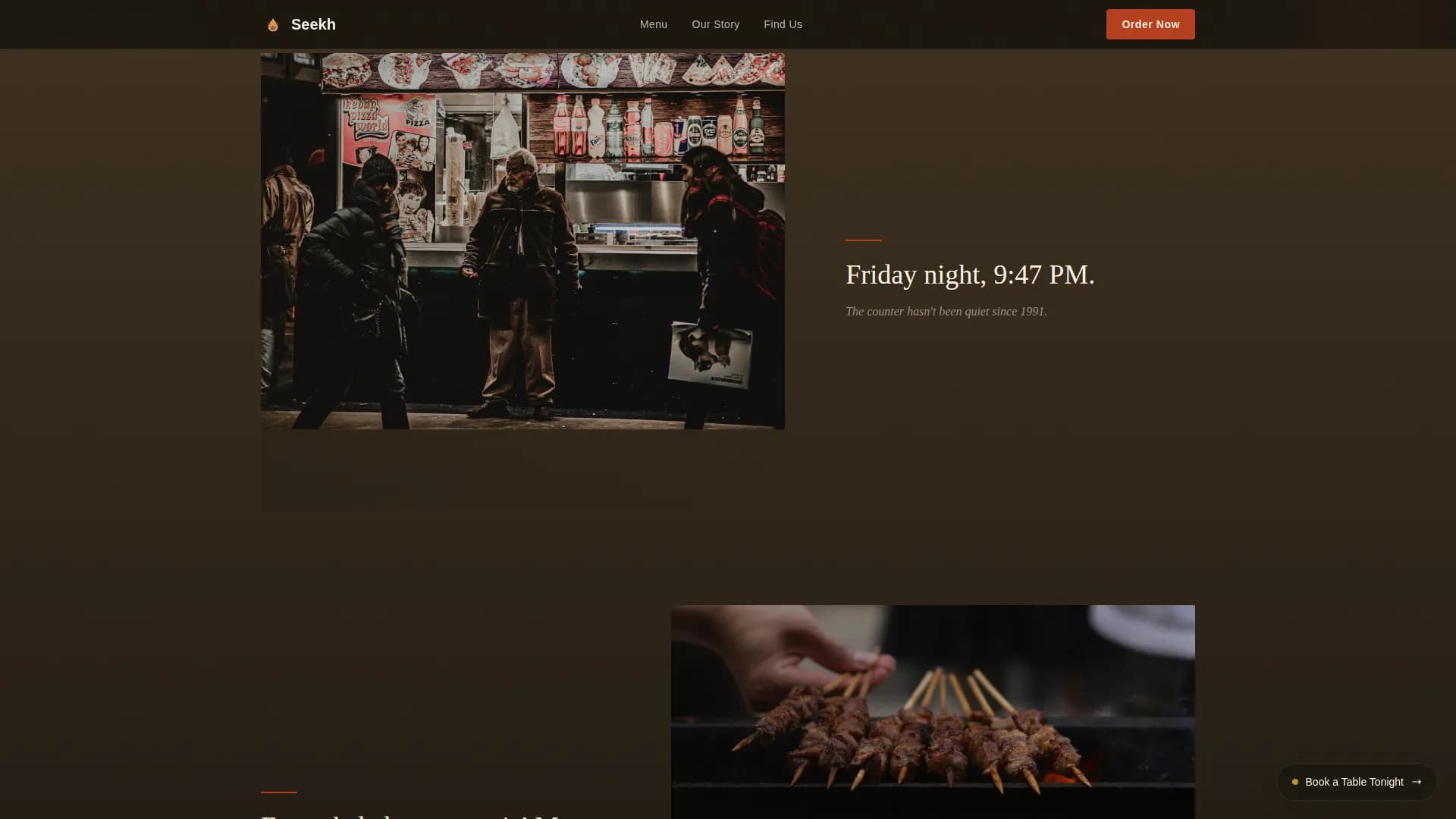 Spice — Legendary Tandoor Restaurant Landing Page Template