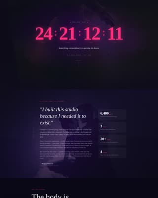 Pli - Immersive Danceacademy Landing Page Template