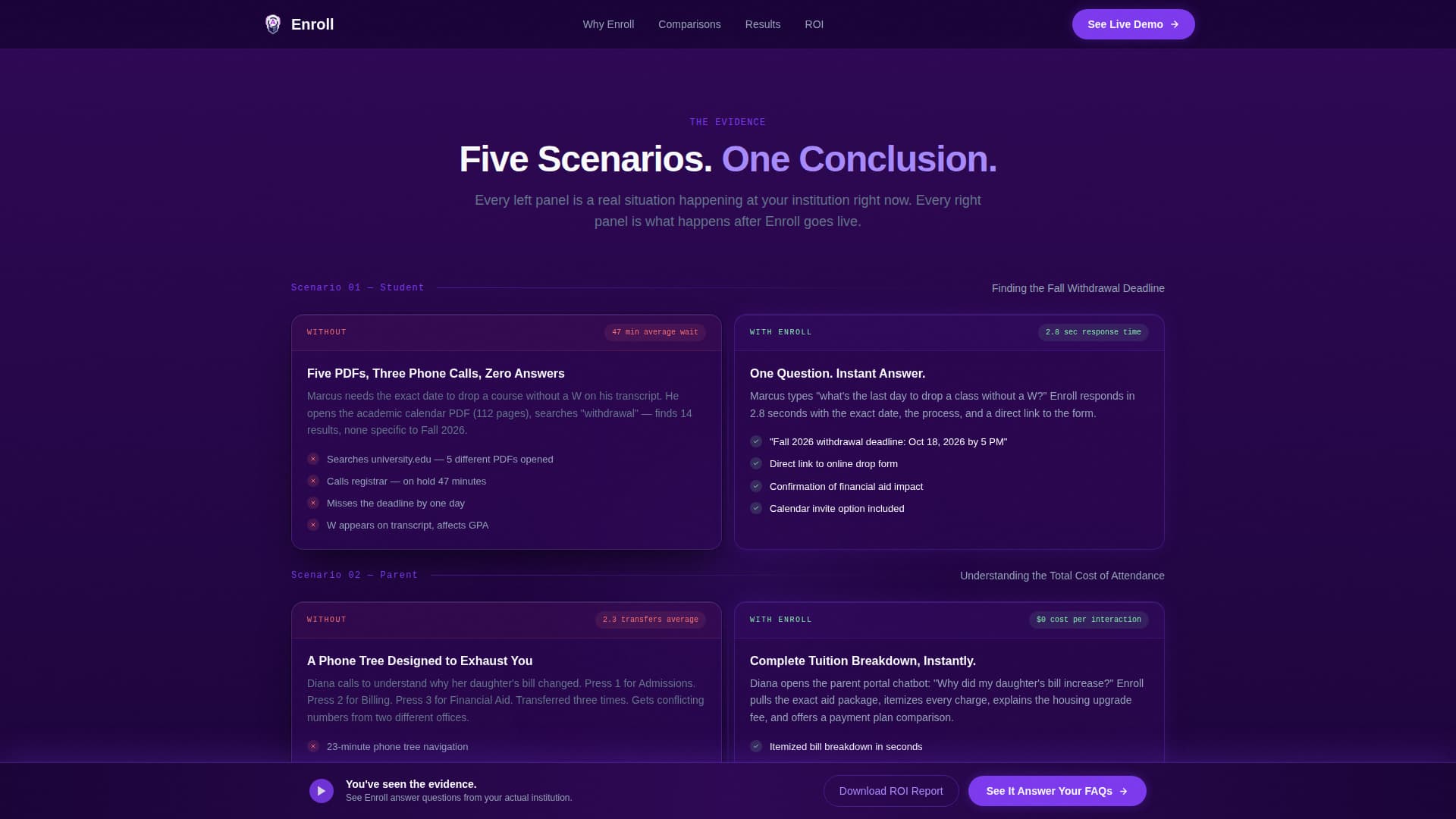AI for Higher Education Education Website Template