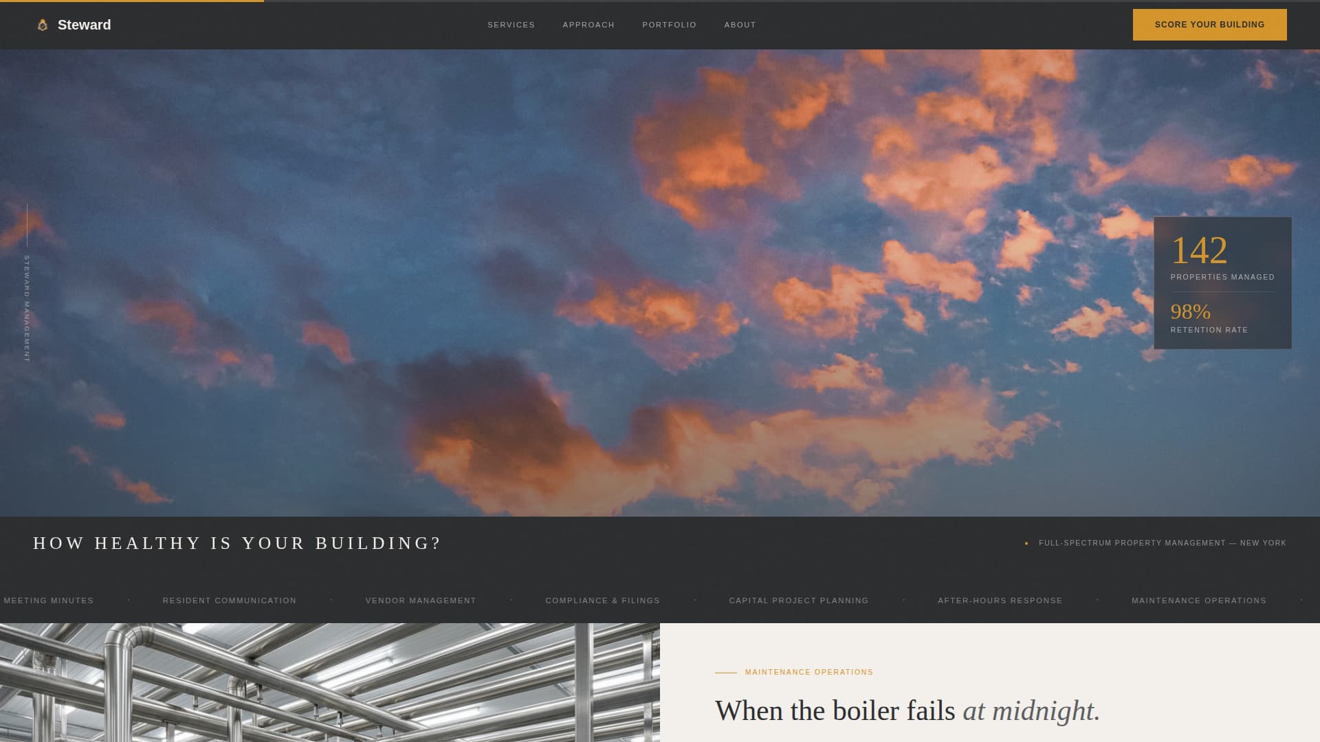Steward - Trusted Propertymanagement Landing Page Template