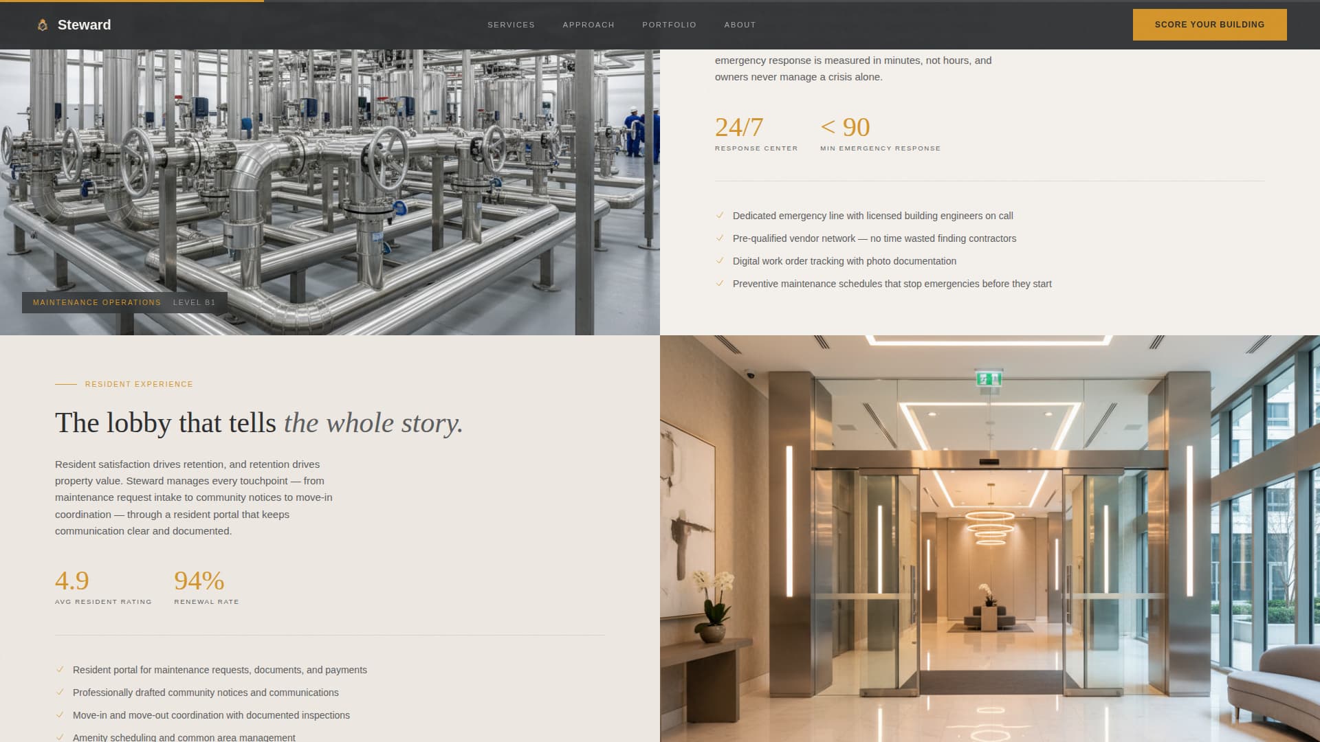 Steward - Trusted Propertymanagement Landing Page Template