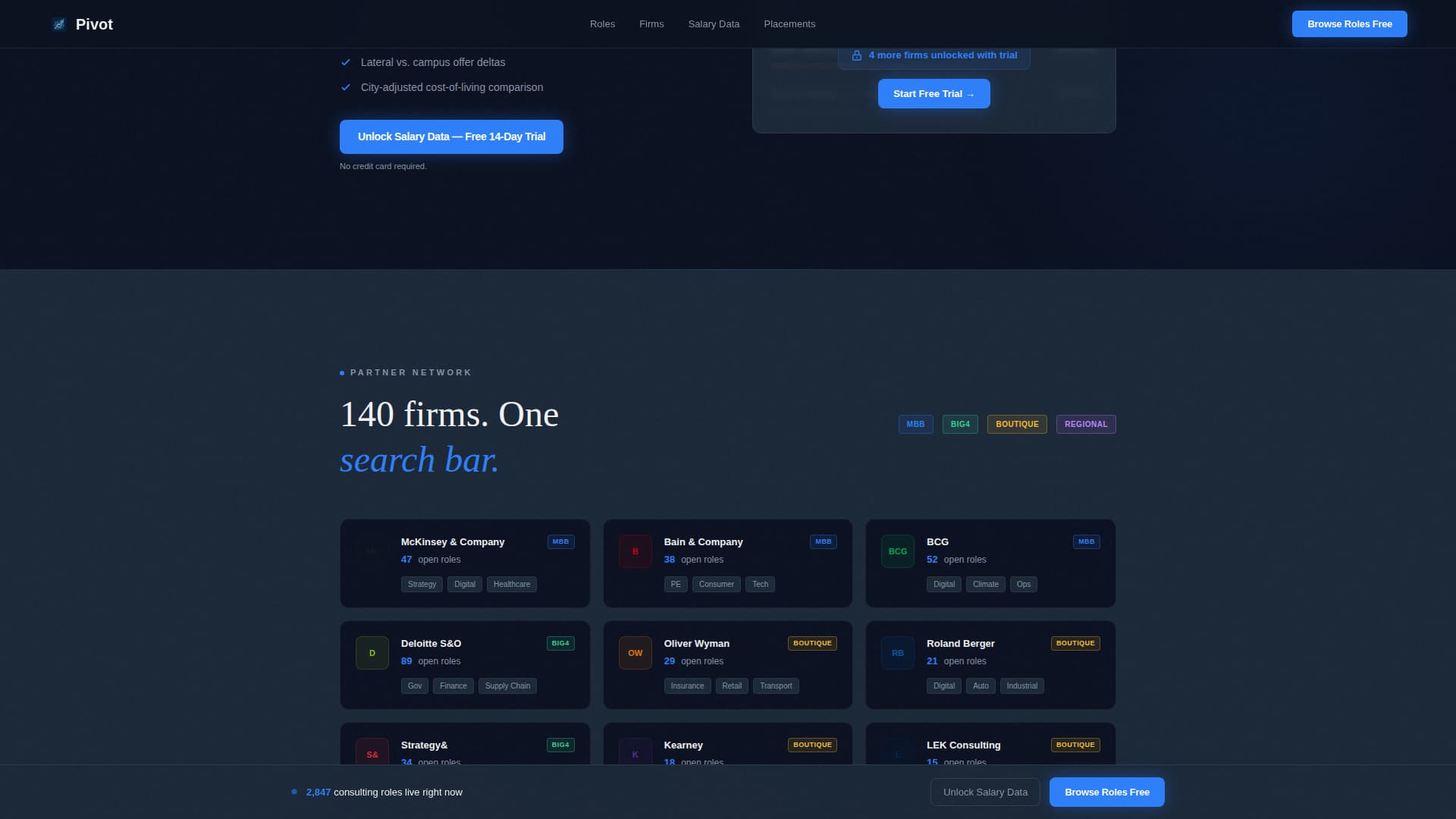 Pivot - Dynamic Consulting Landing Page Template