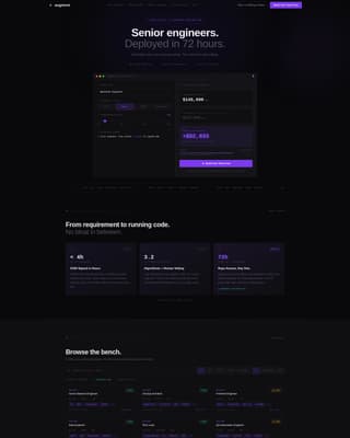 Augment - Instant IT Staffing Landing Page Template