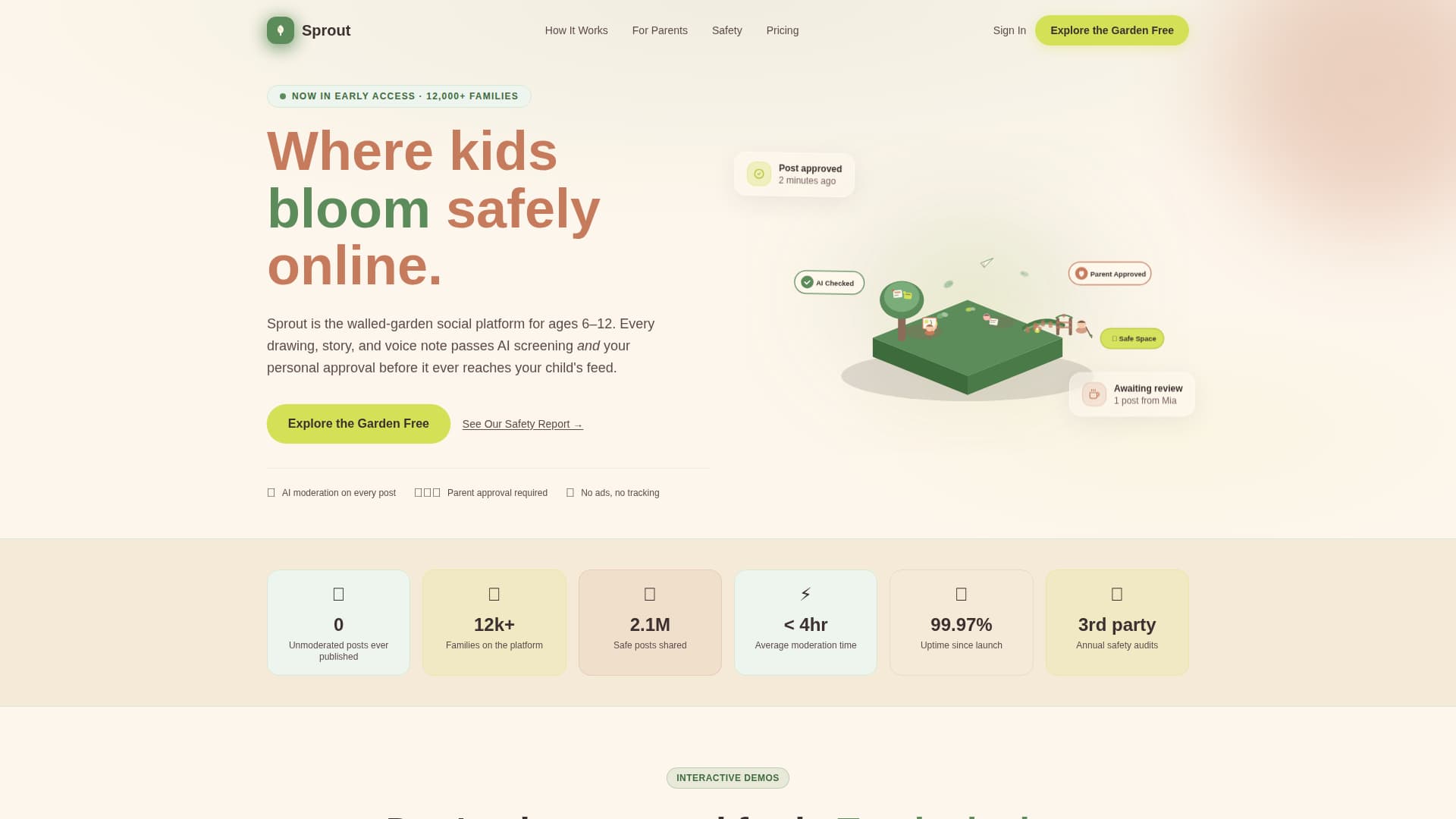 Kids Online Safety & Tech Professional Website Template
