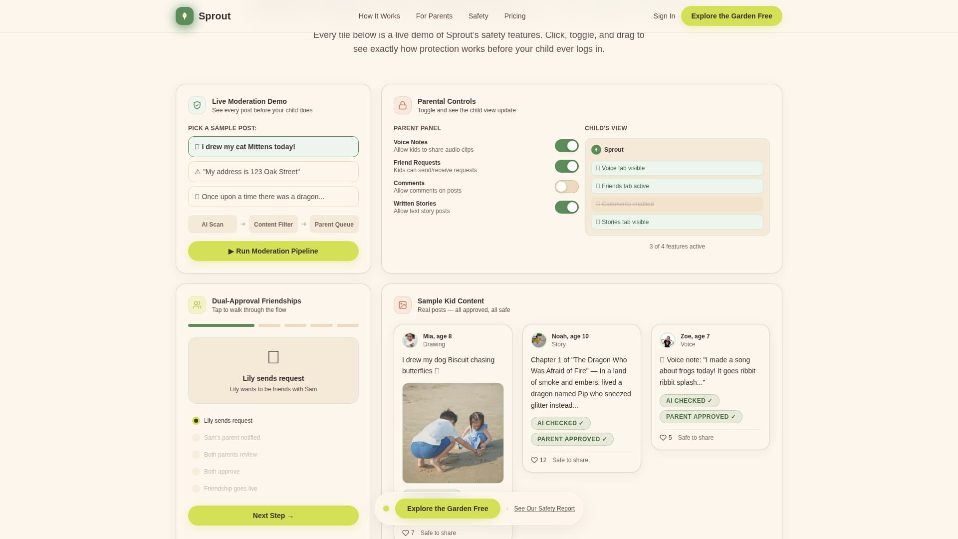 Kids Online Safety & Tech Professional Website Template