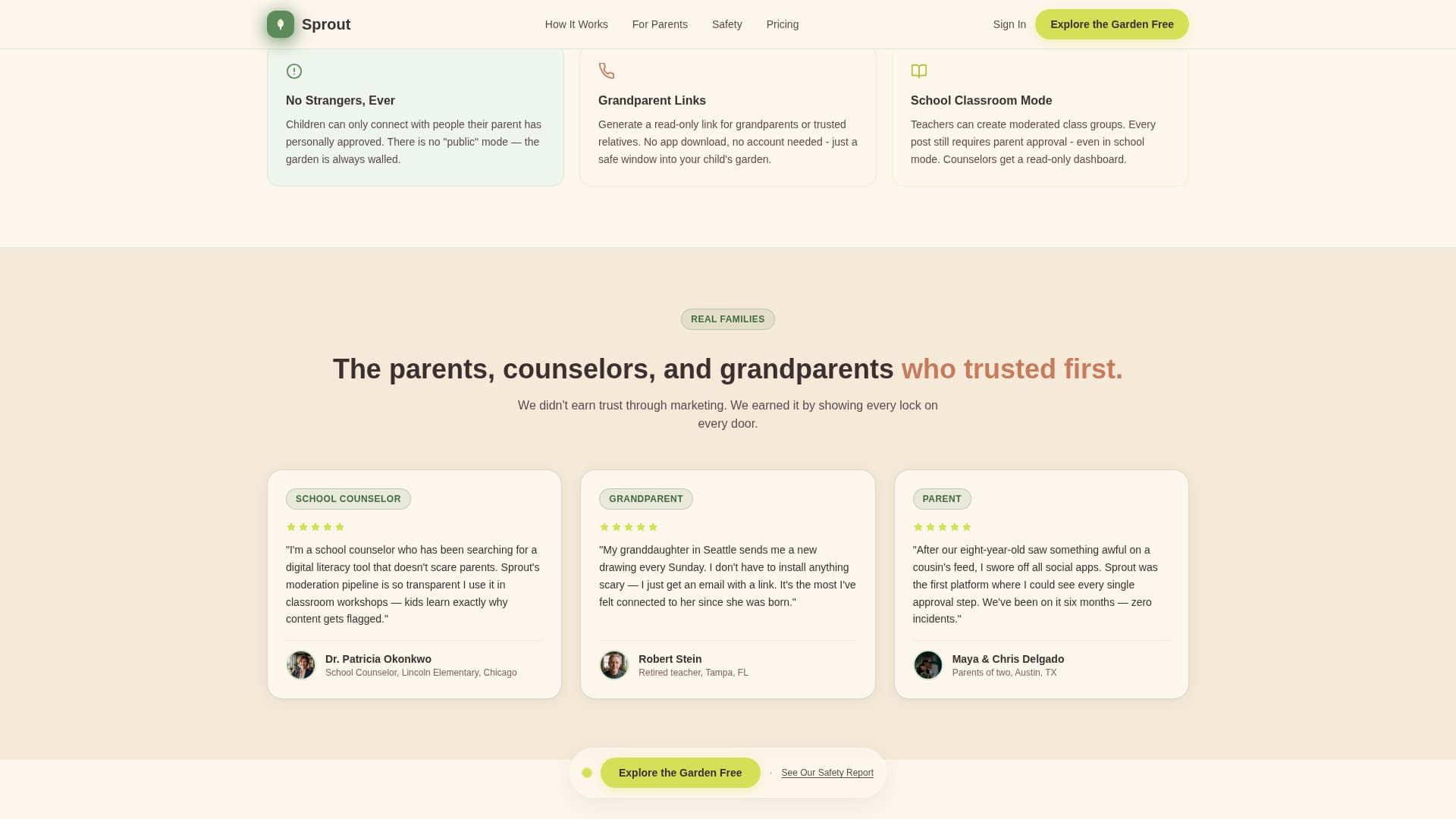 Kids Online Safety & Tech Professional Website Template