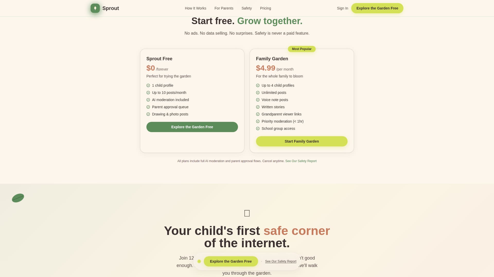 Kids Online Safety & Tech Professional Website Template
