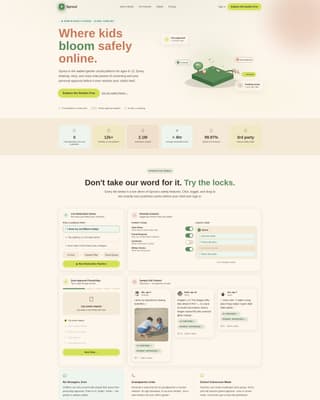 Kids Online Safety & Tech Professional Website Template